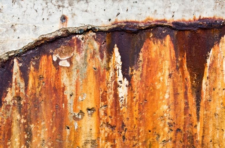 corroding metal